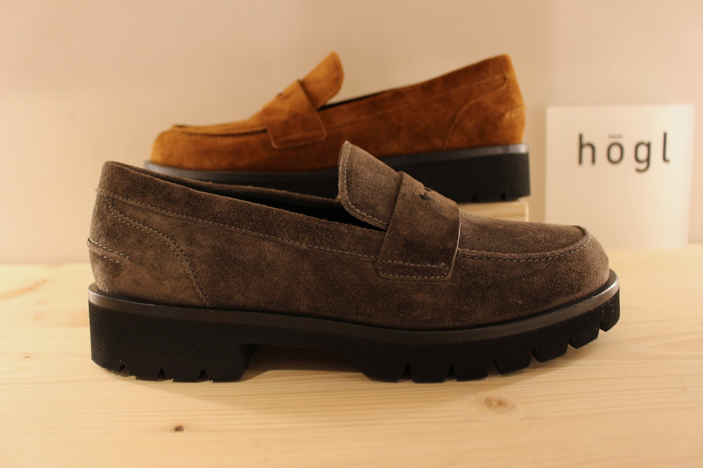 Mocassins femme en cuir velours très léger HÖGL