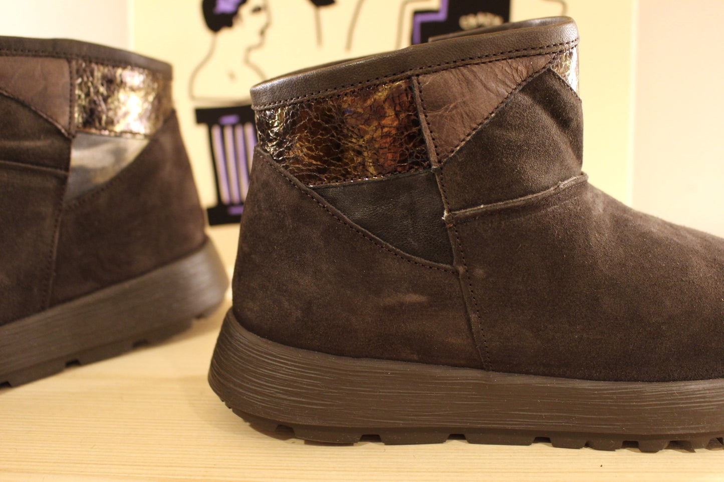 Boots en mouton de chez Think