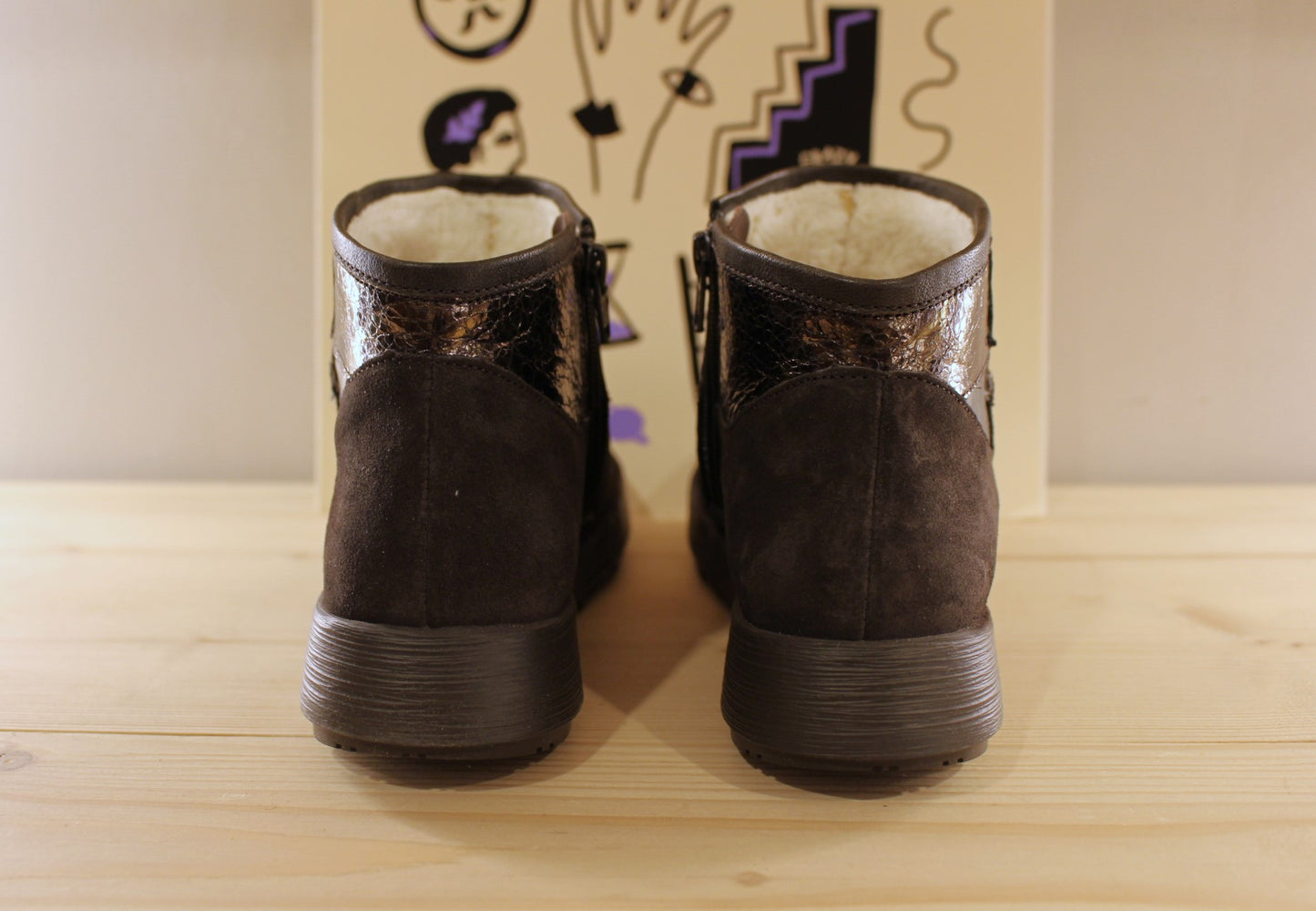 Boots en mouton de chez Think