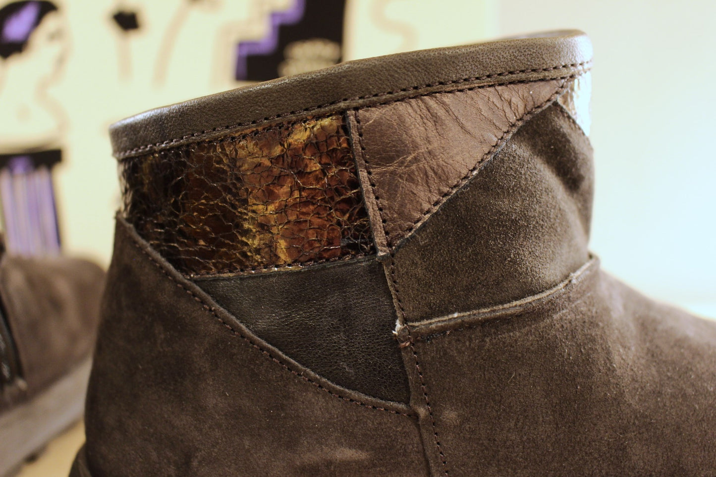 Boots en mouton de chez Think