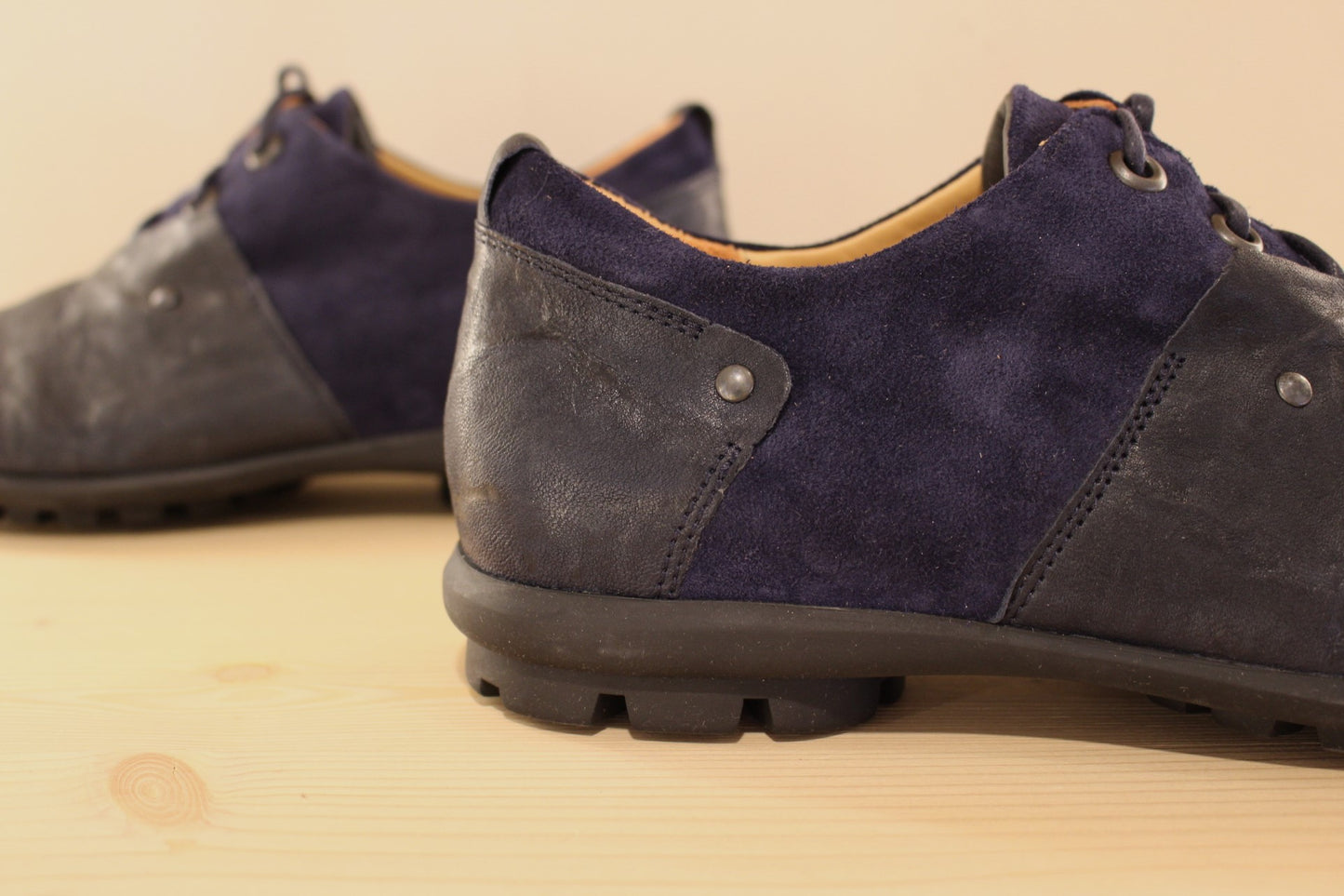 Richelieu en cuir bleu pour homme THINK