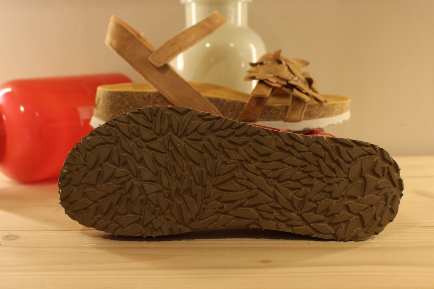 Sandale cuir THINK serrage par scratch et semelle anatomique