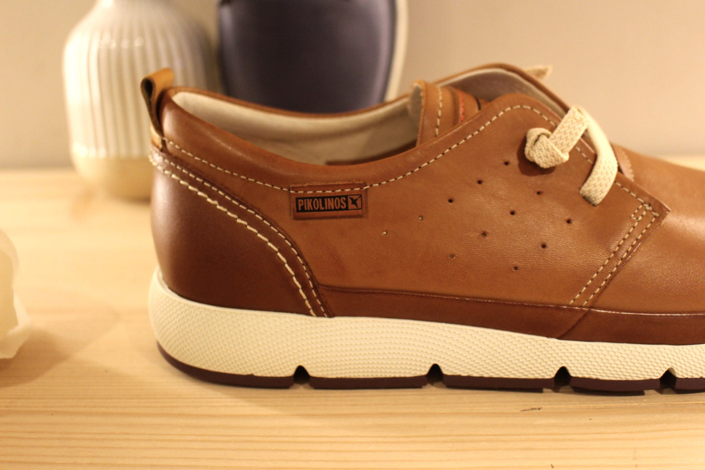Derby sport cuir bleu ou marron PIKOLINOS