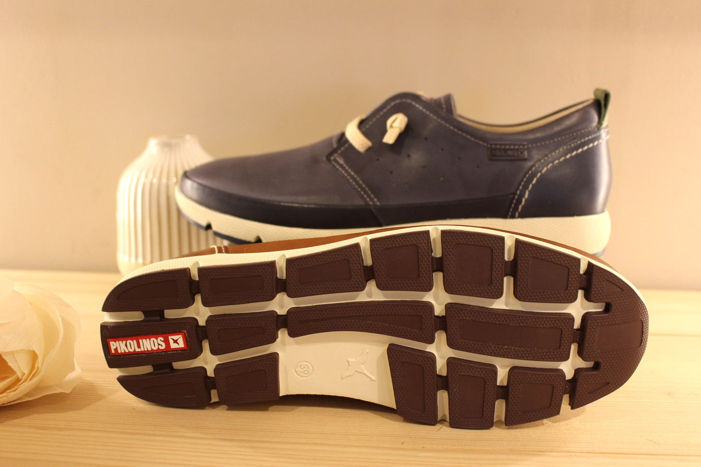 Derby sport cuir bleu ou marron PIKOLINOS