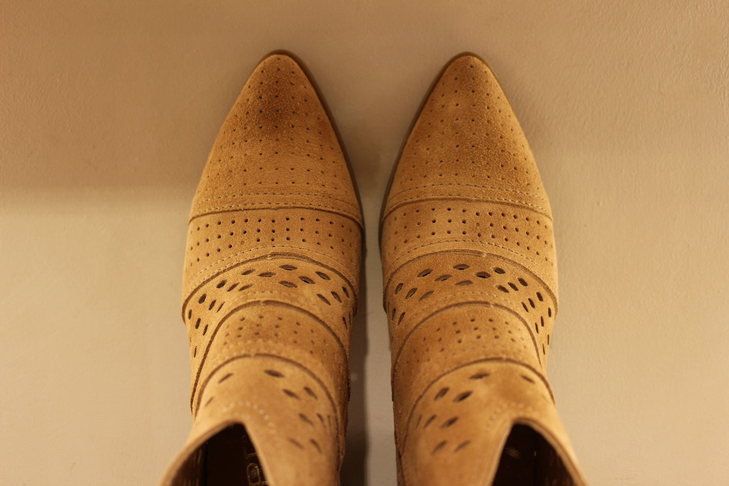 Vue du dessus de la chaussure