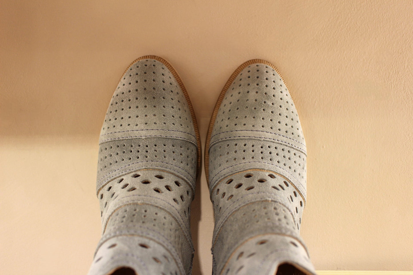 Vue du dessus de la chaussure