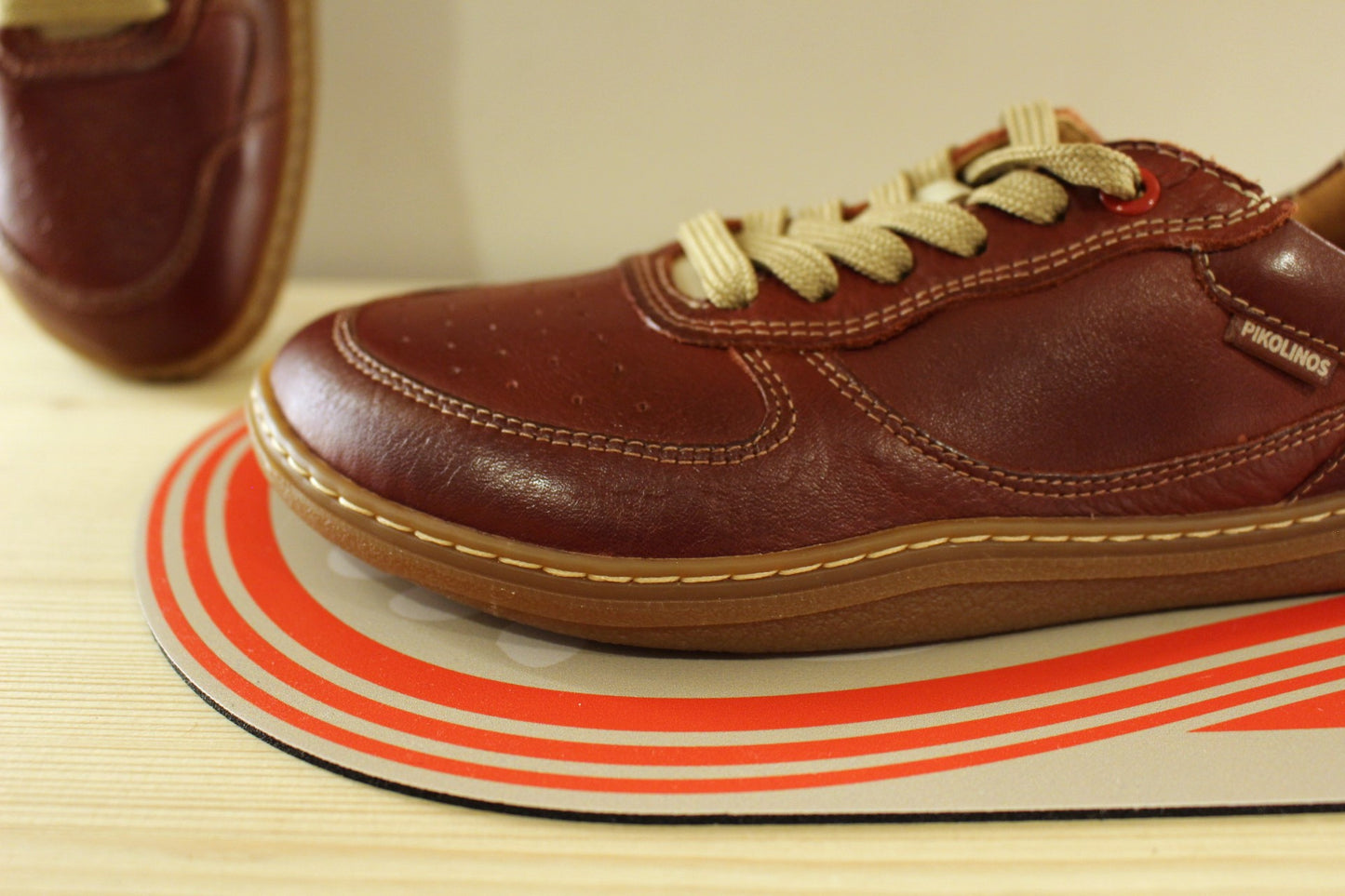 Barefoot en cuir rouge PIKOLINOS