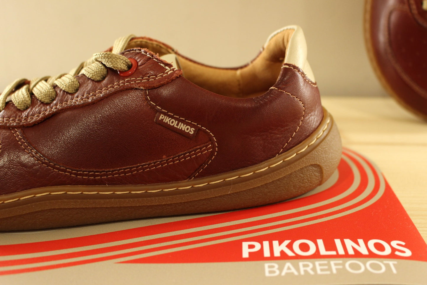Barefoot en cuir rouge PIKOLINOS