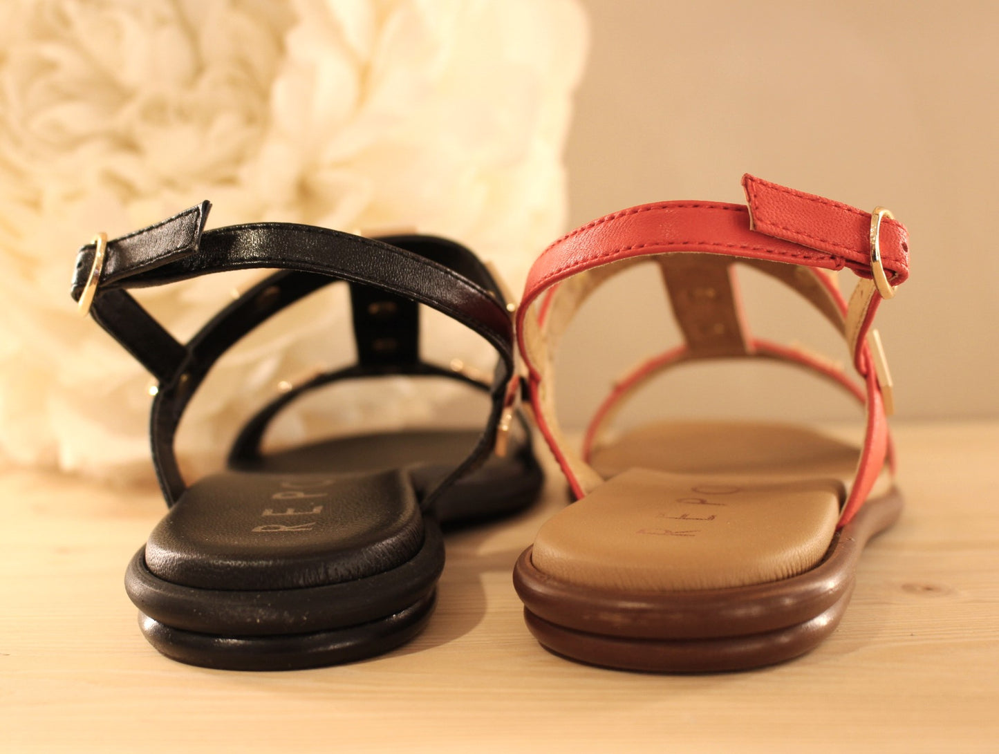 Sandales en cuir fabrication italienne REPO