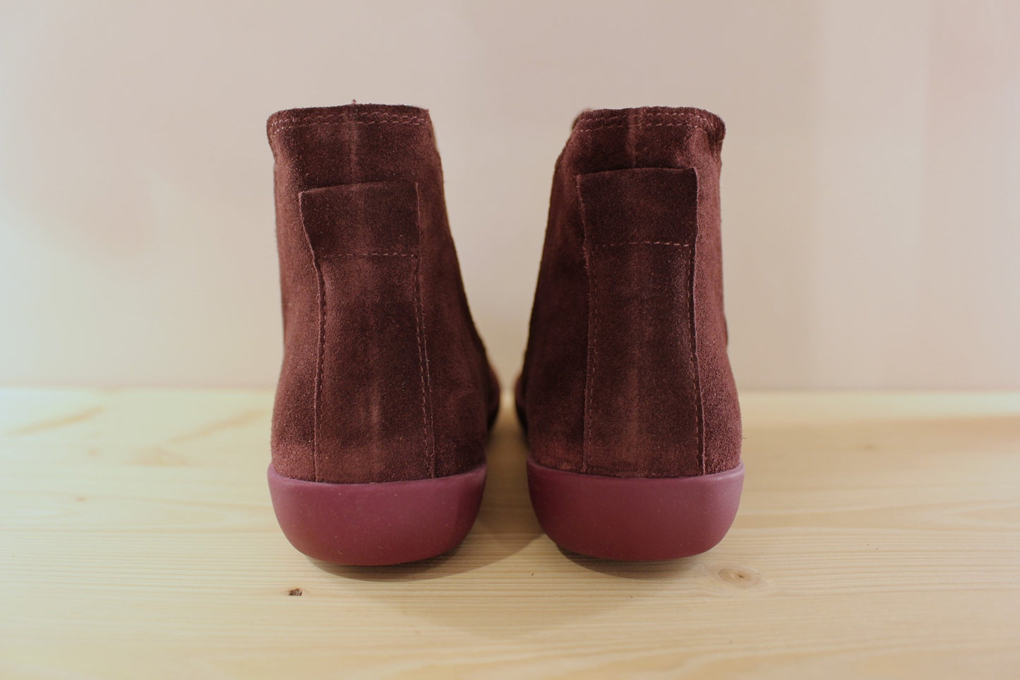 Chelsea femme en cuir velours prune semelle amovible THINK