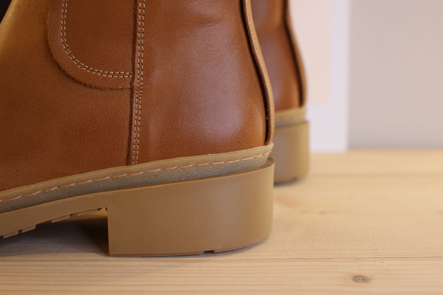 Bottines femme en cuir marron semelle extra légère WONDERS