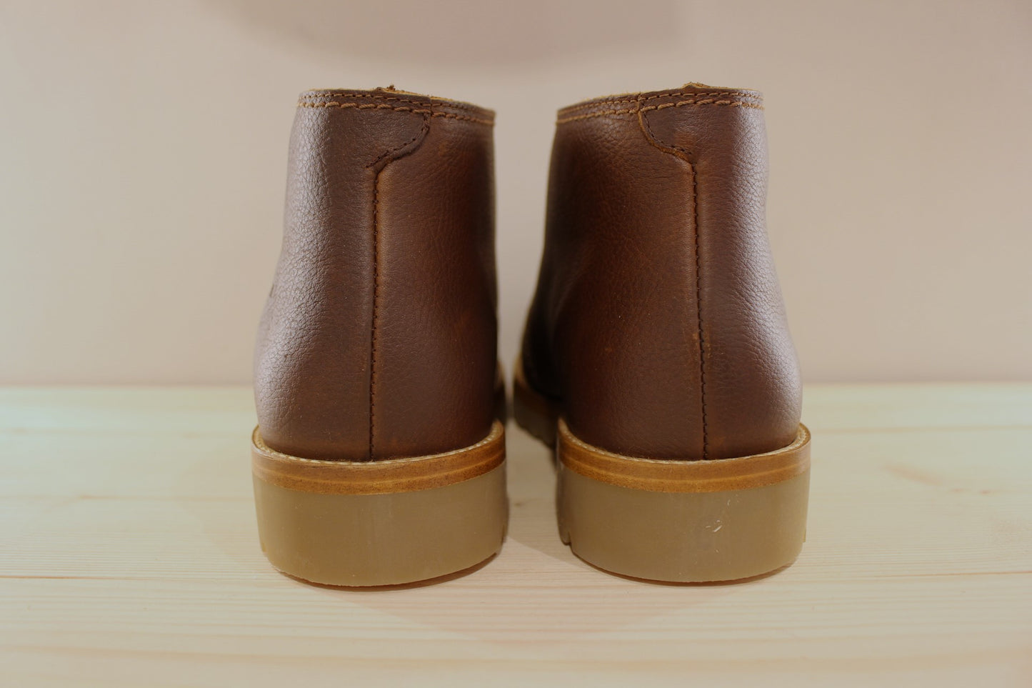Bottine doublées mouton cuir gras marron couture trépointe et semelles amovibles PANAMA JACK