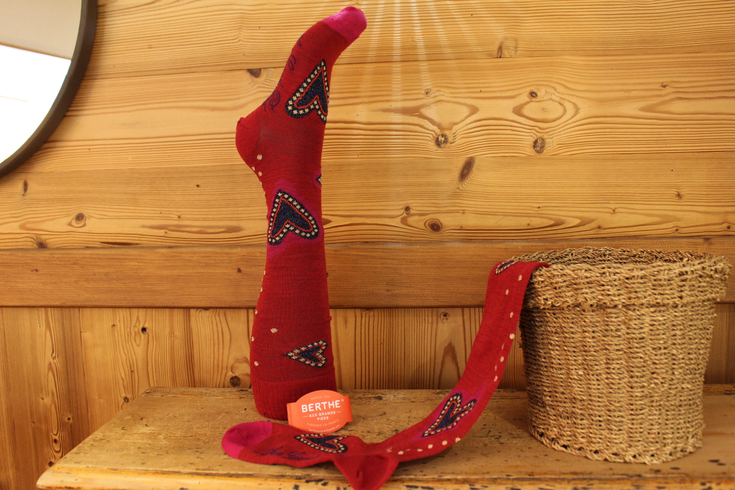 Chaussettes longues laine BERTHE AUX GRANDS PIEDS
