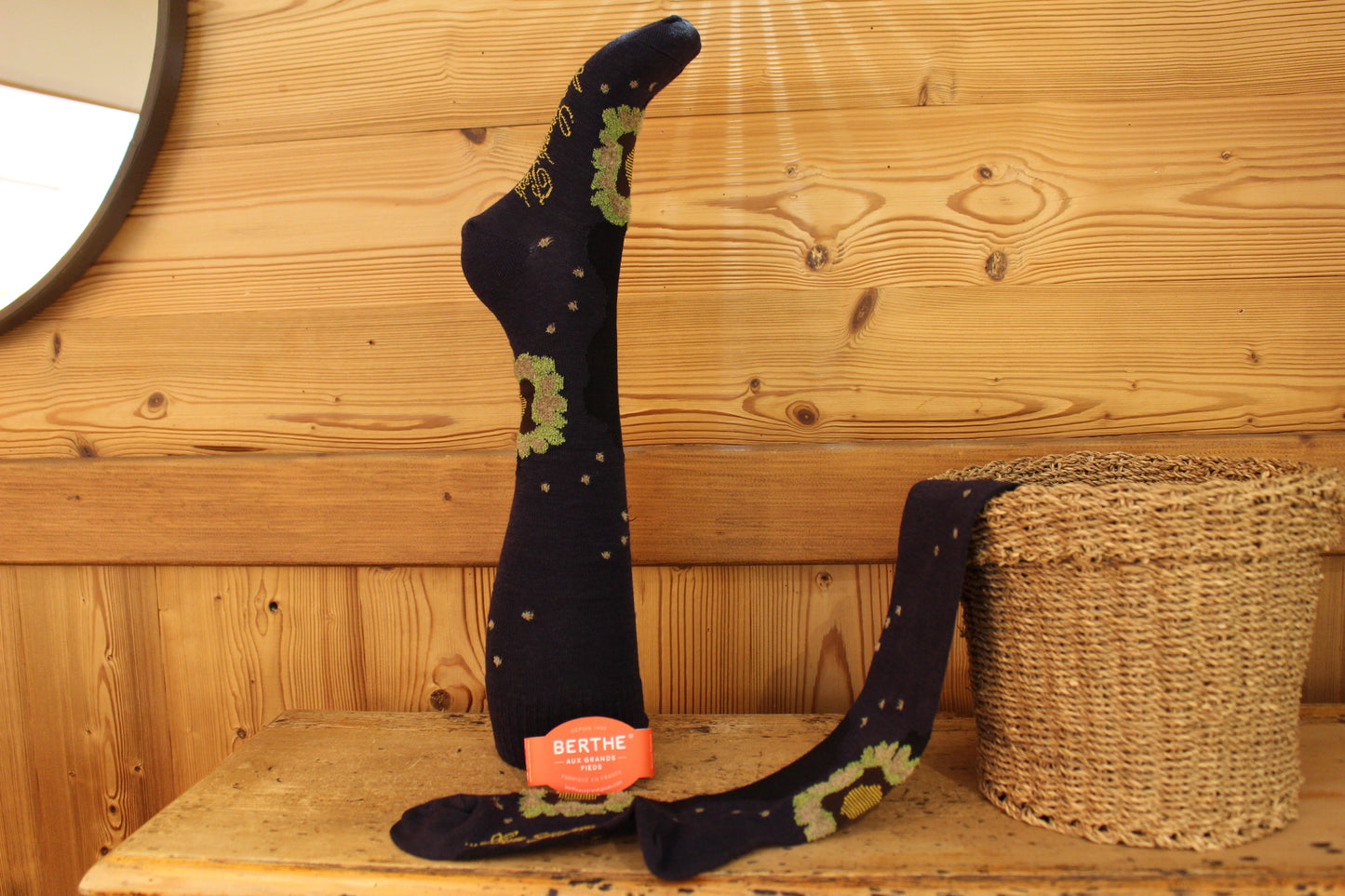Chaussettes longues laine BERTHE AUX GRANDS PIEDS
