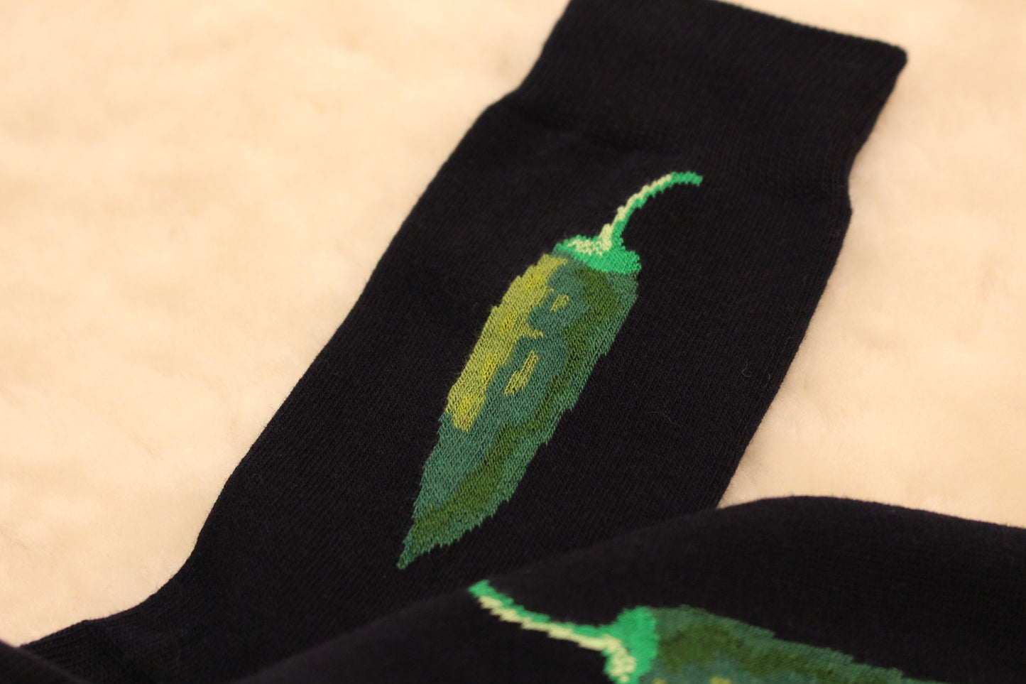 Chaussette DAGOBERT piment en coton fabrication française