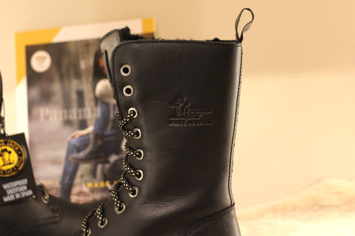 Bottes doublées mouton cuir traité waterproof PANAMA JACK