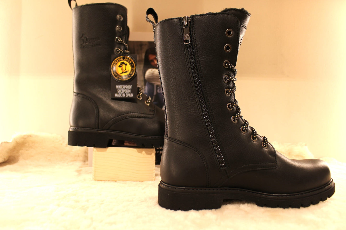 Bottes doublées mouton cuir traité waterproof PANAMA JACK
