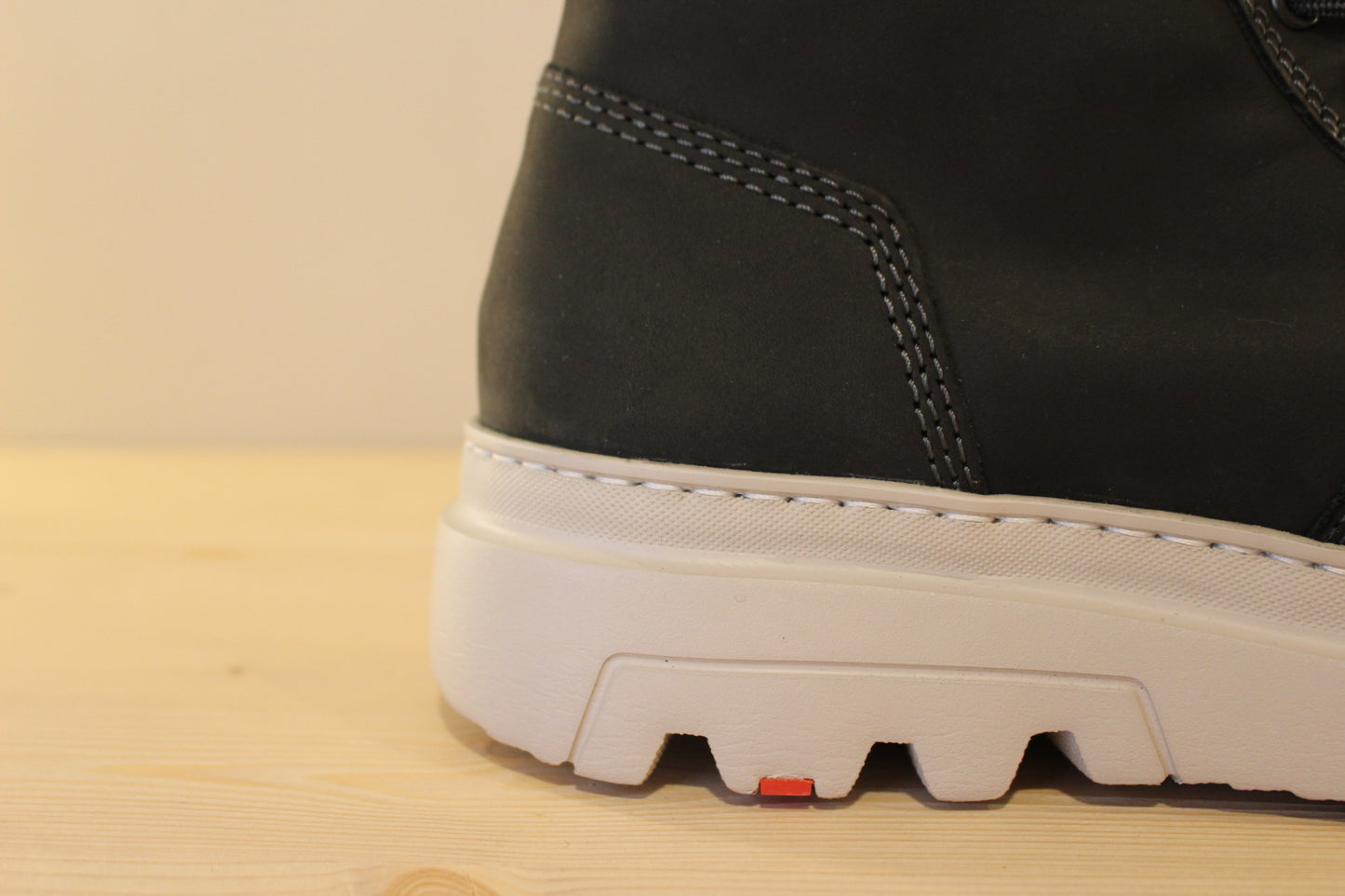 Bottines cuir gras gris LLOYD semelle amovible