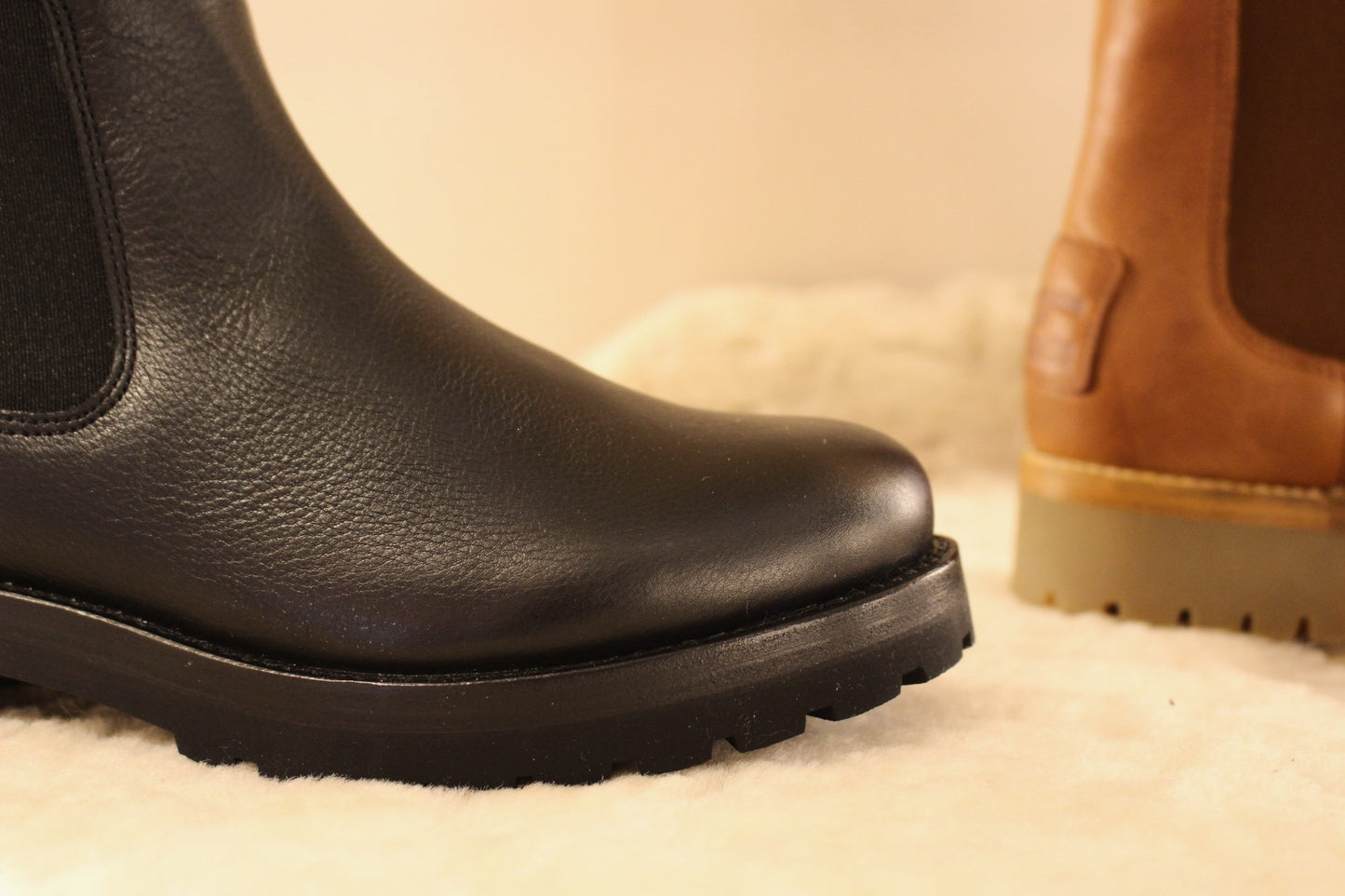 Chelsea cuir traité waterproof et doublées mouton PANAMA JACK