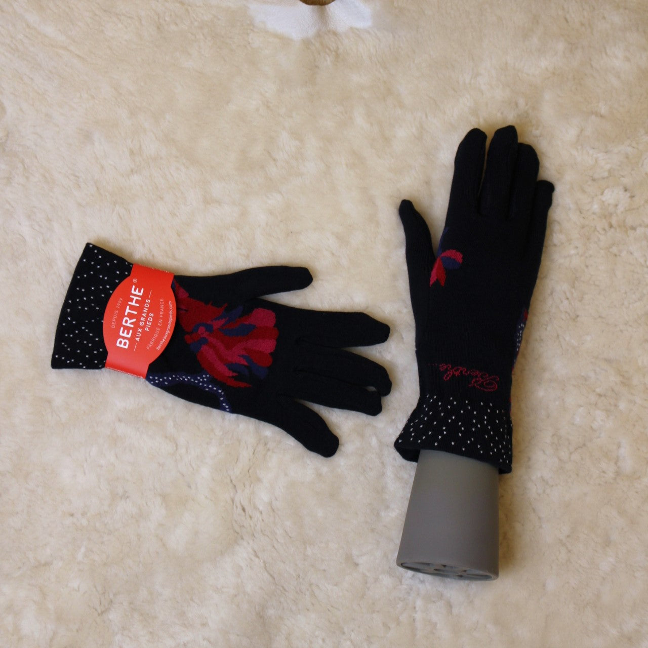 Gants BERTHE AUX GRANDS PIEDS paon