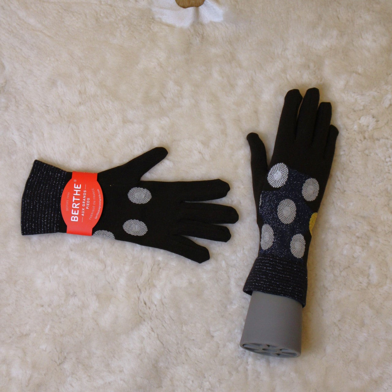 Gants fleurs BERTHE AUX GRANDS PIEDS