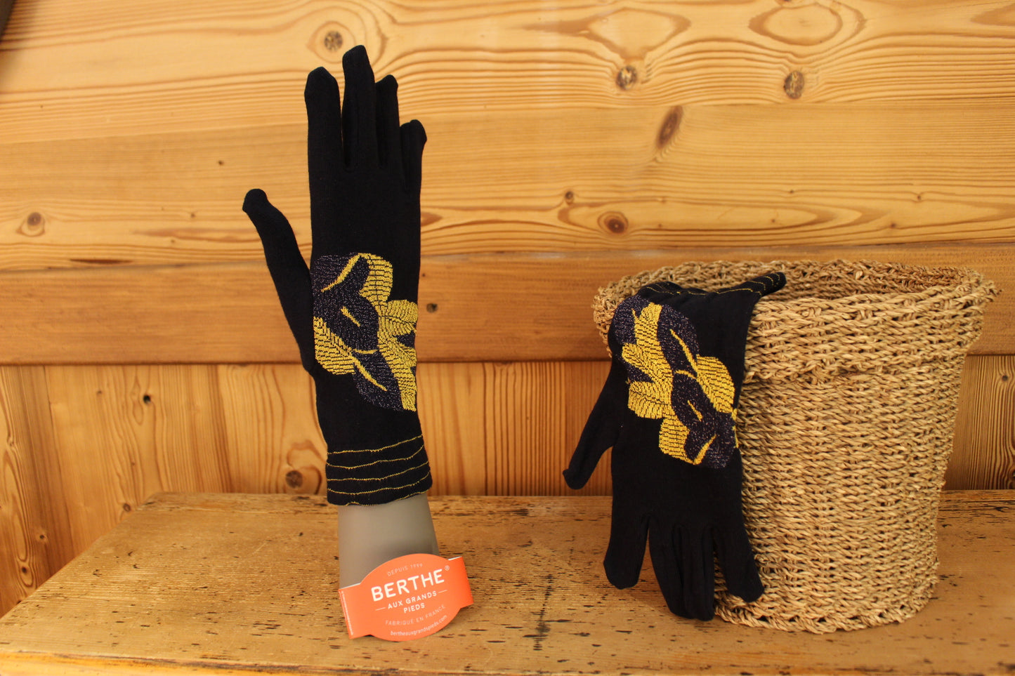 Gants coton femme fabrication française BERTHE AUX GRANDS PIEDS