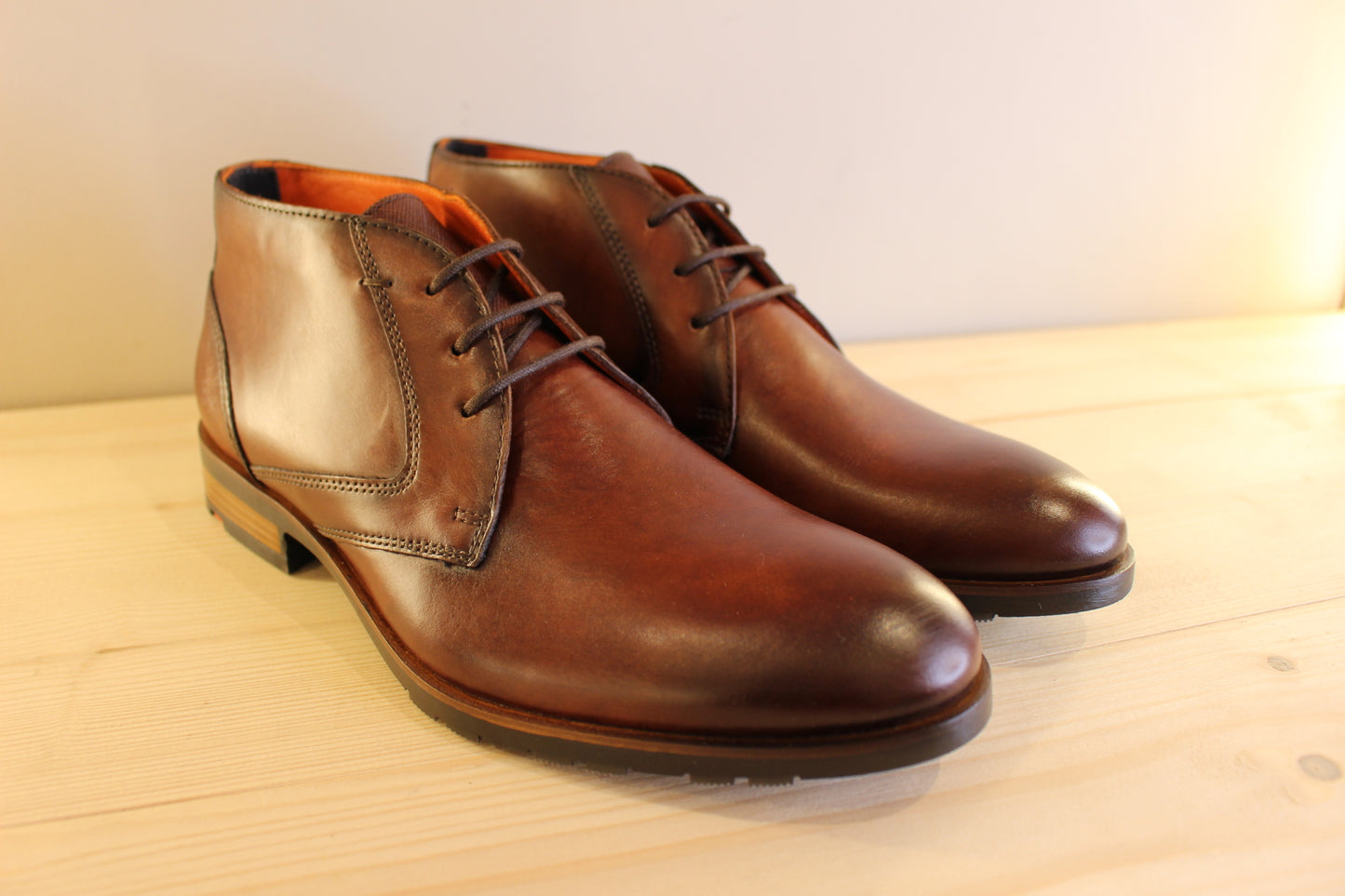 Boots habillé pour homme cuir brandy LLOYD