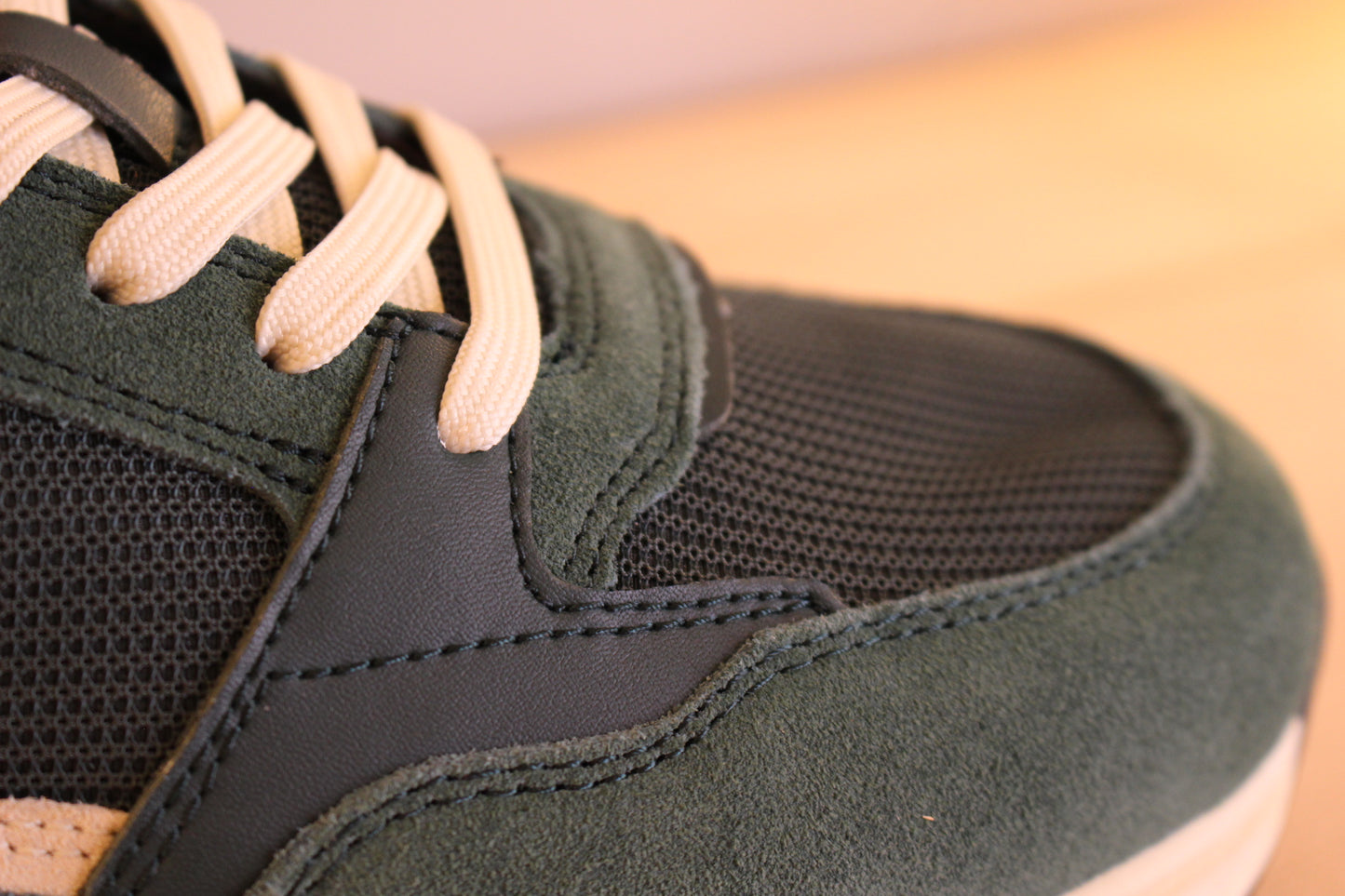 Sneaker homme GANT cuir vert semelle interne amovible