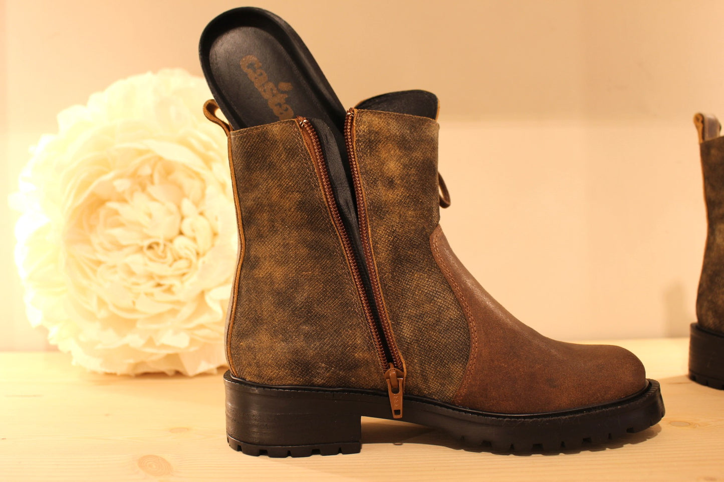 Bottines CASTA fabrication portugaise semelle amovible