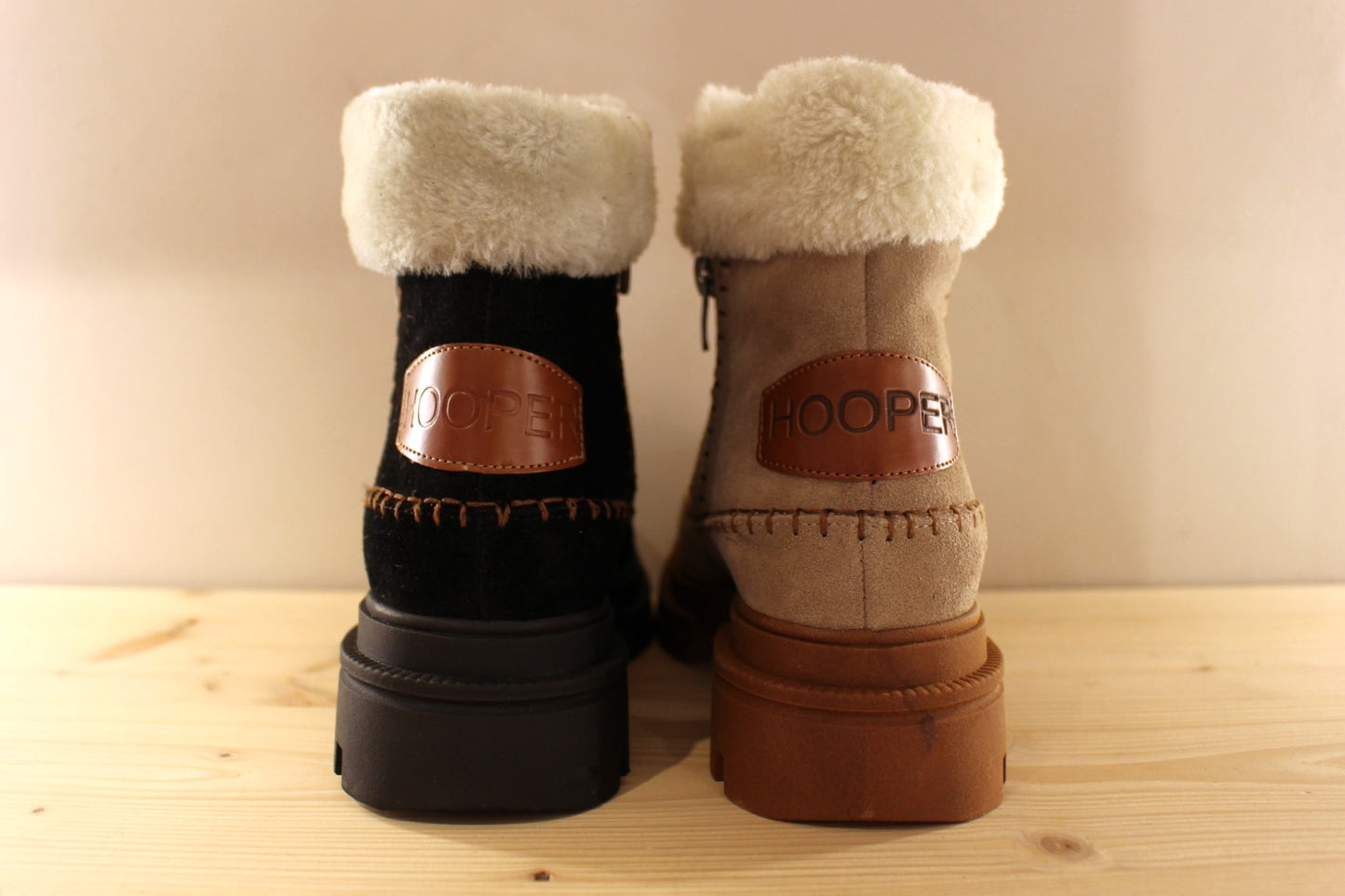 Bottines chaudes deux zips HOOPER