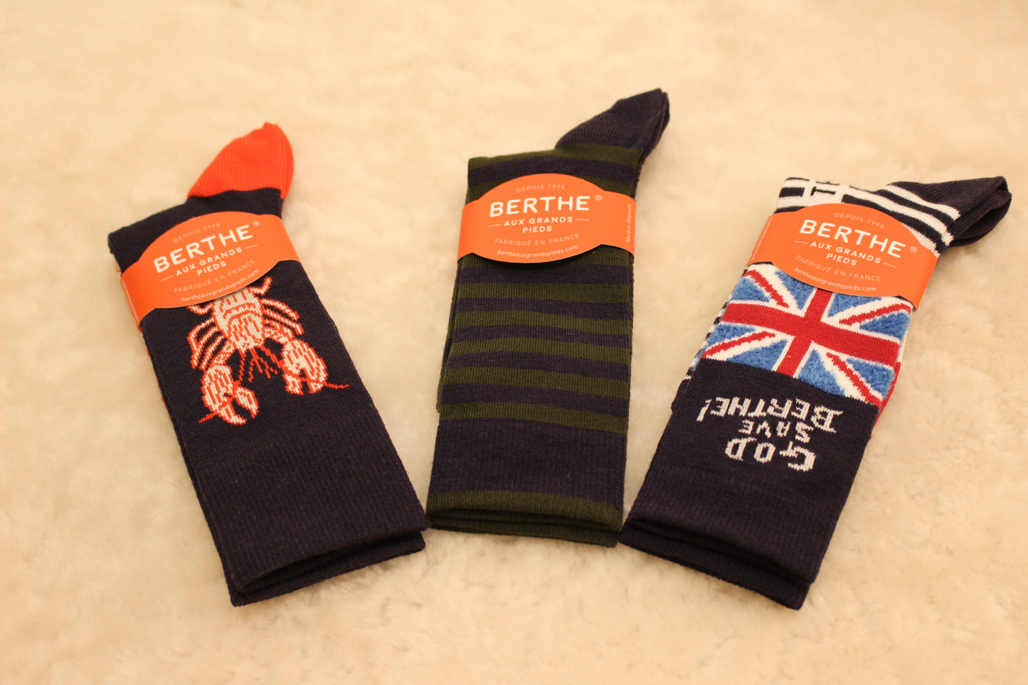 Chaussettes laine pour homme BERTHE AUX GRANDS PIEDS