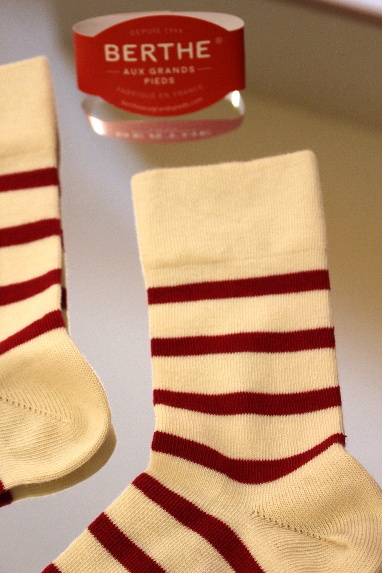 Chaussettes coton marinières BERTHE AUX GRANDS PIEDS