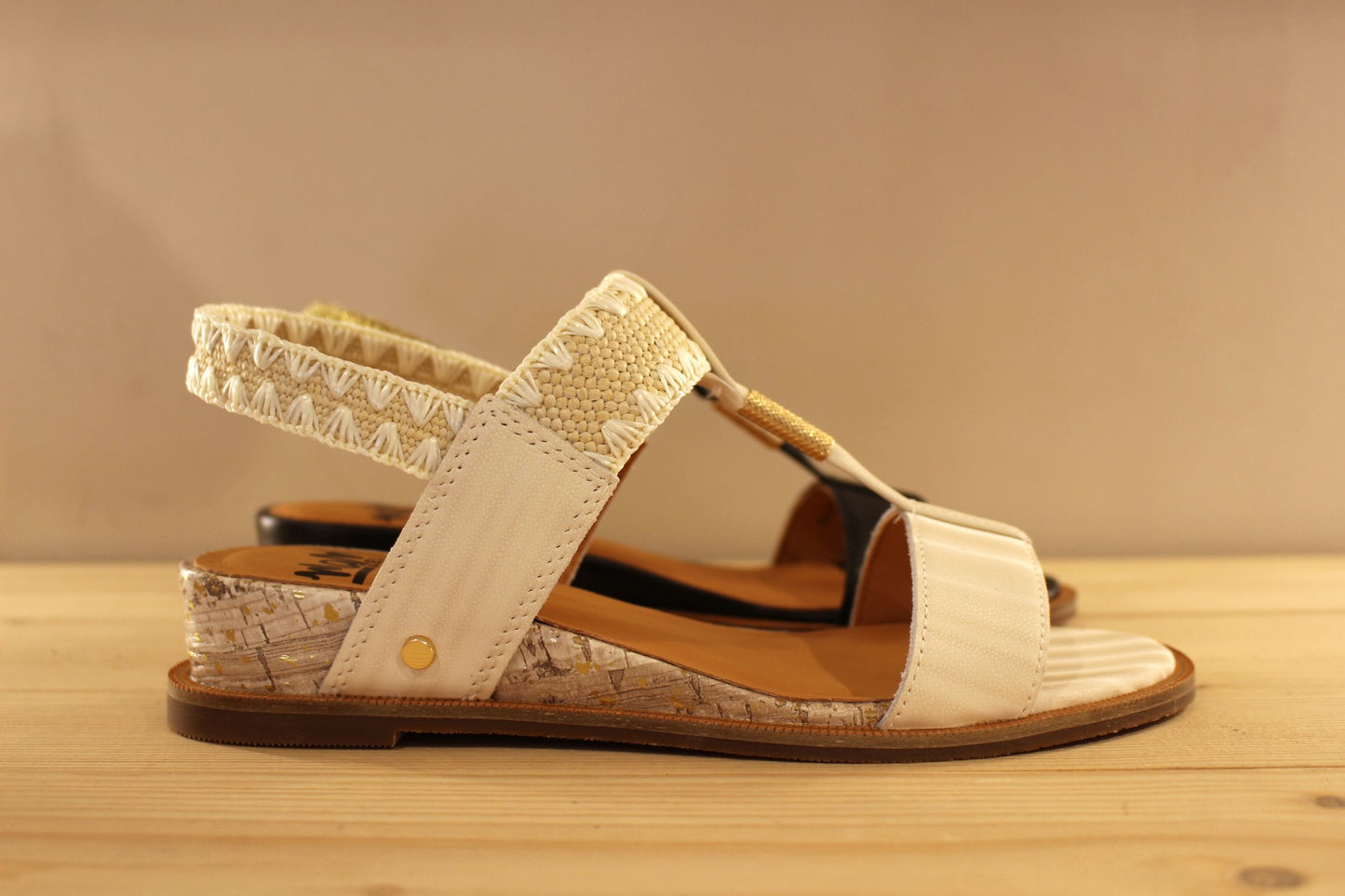 Sandale cuir petit talon MAMZELLE