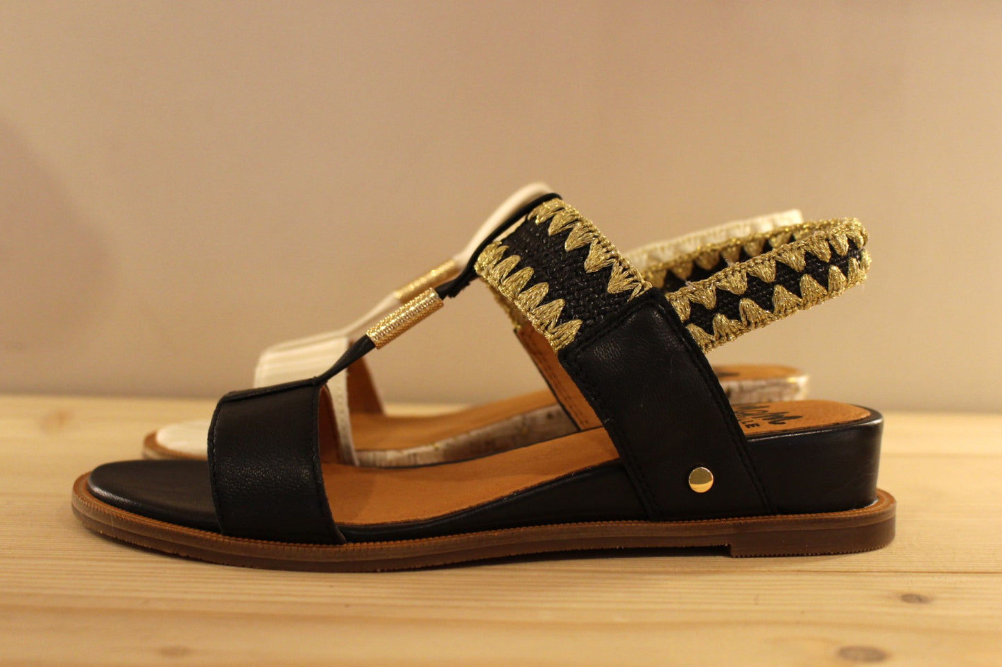 Sandale cuir petit talon MAMZELLE