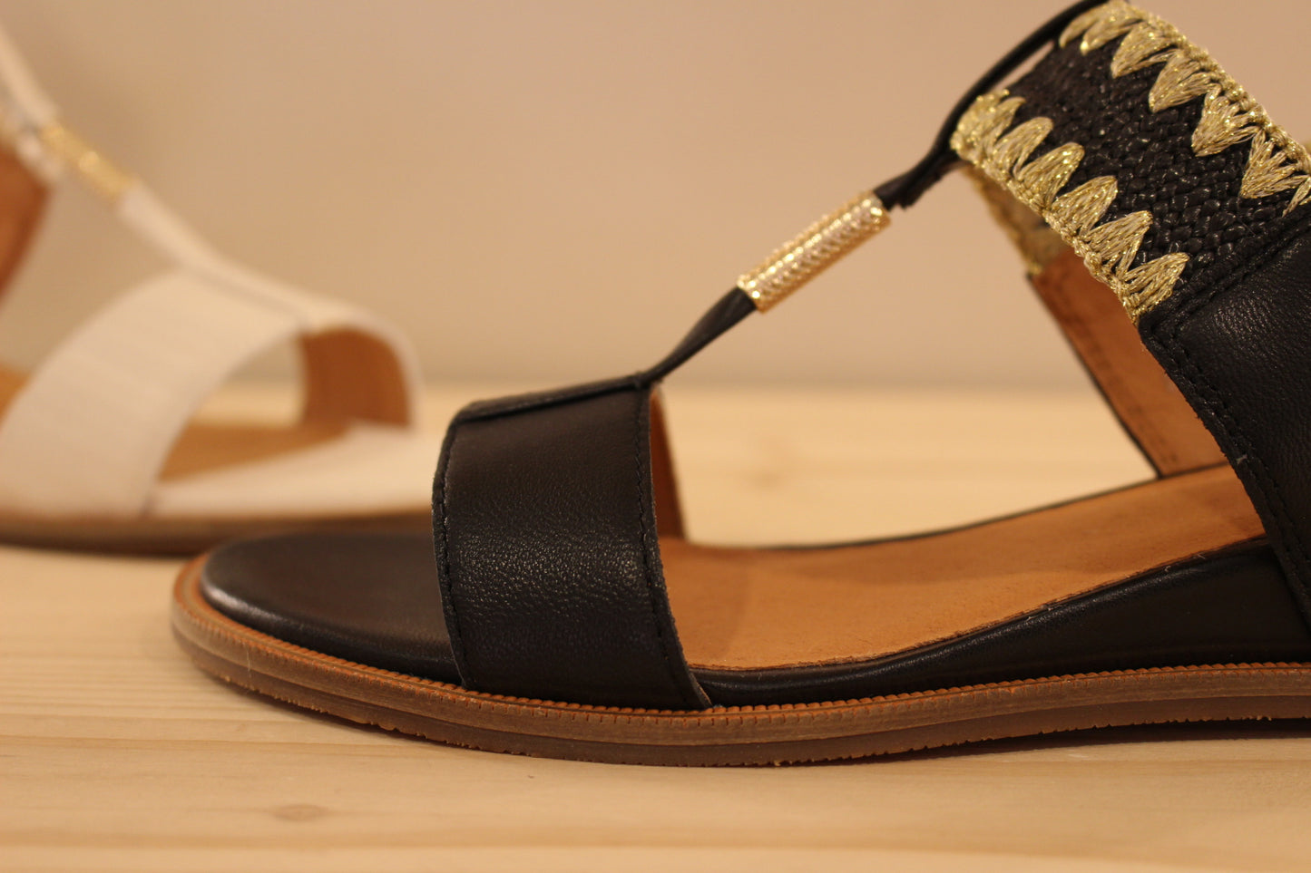 Sandale cuir petit talon MAMZELLE