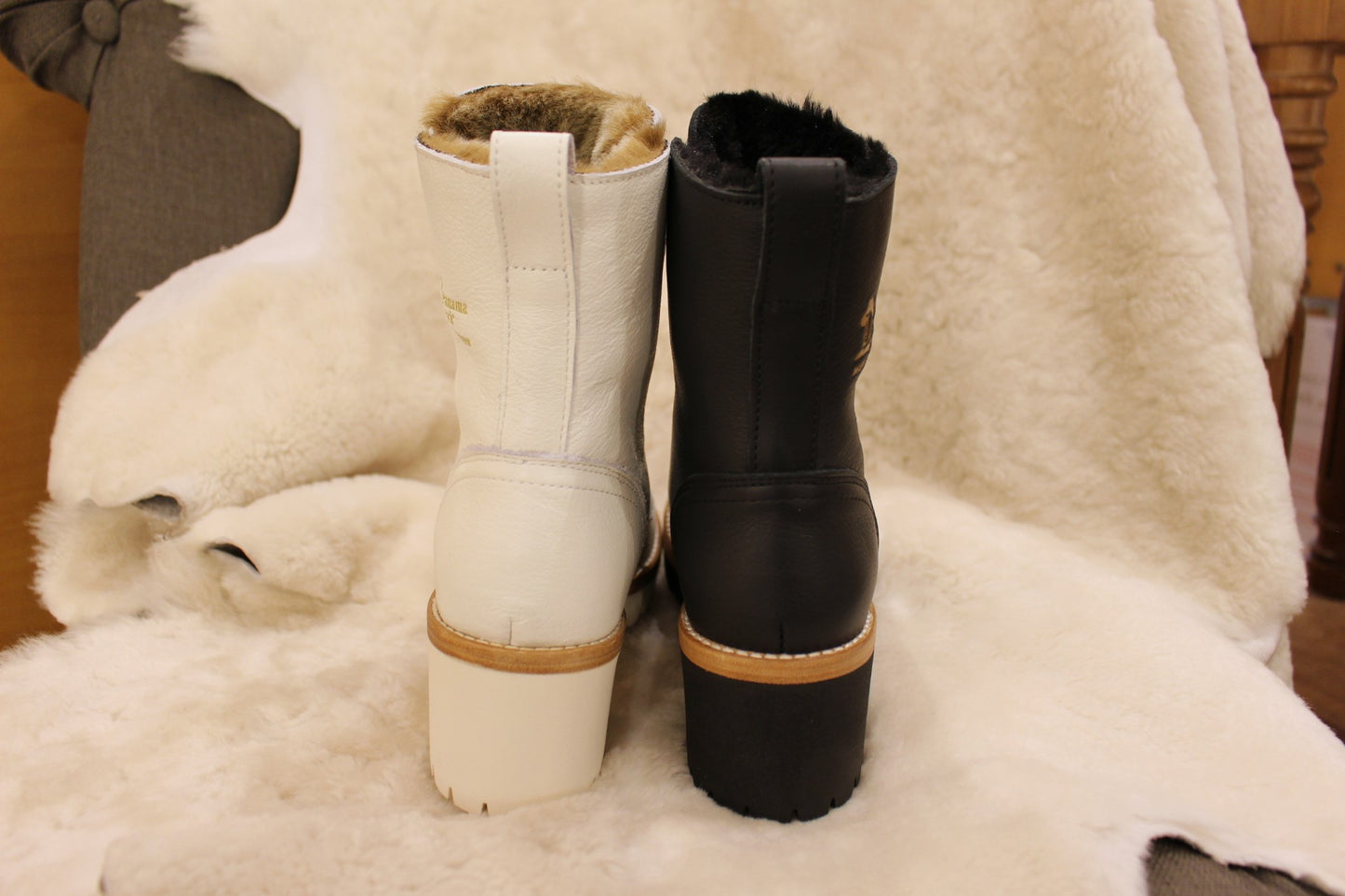 Bottine femme cuir et chaud petit talon PANAMA JACK