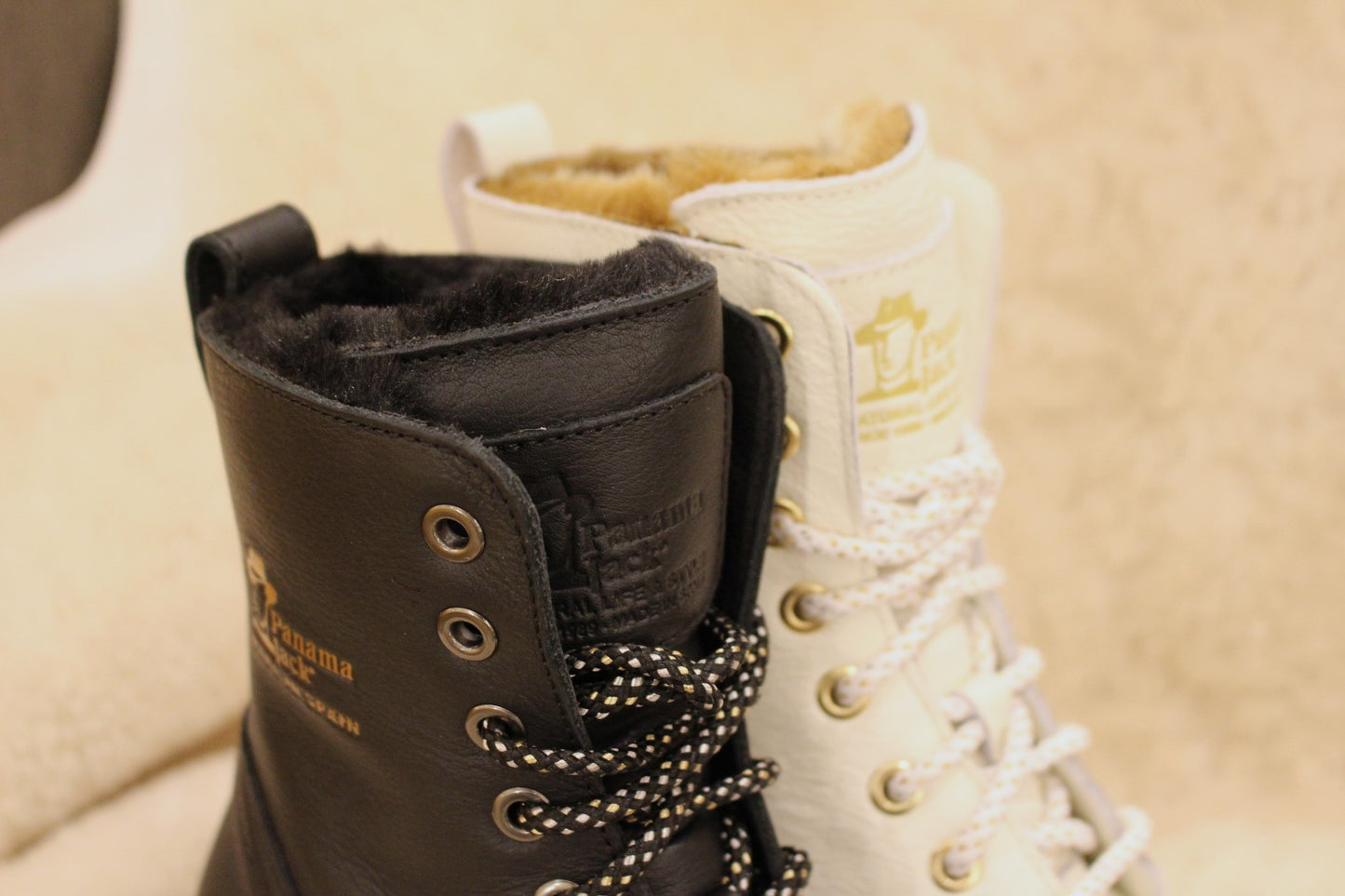 Bottine femme cuir et chaud petit talon PANAMA JACK
