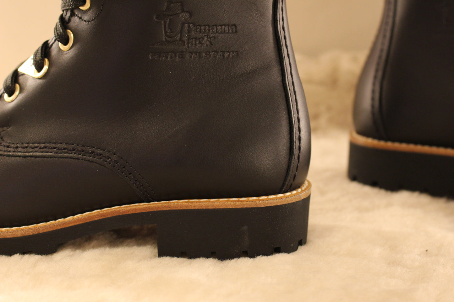 Bottines femme en cuir waterproof noir PANAMA JACK
