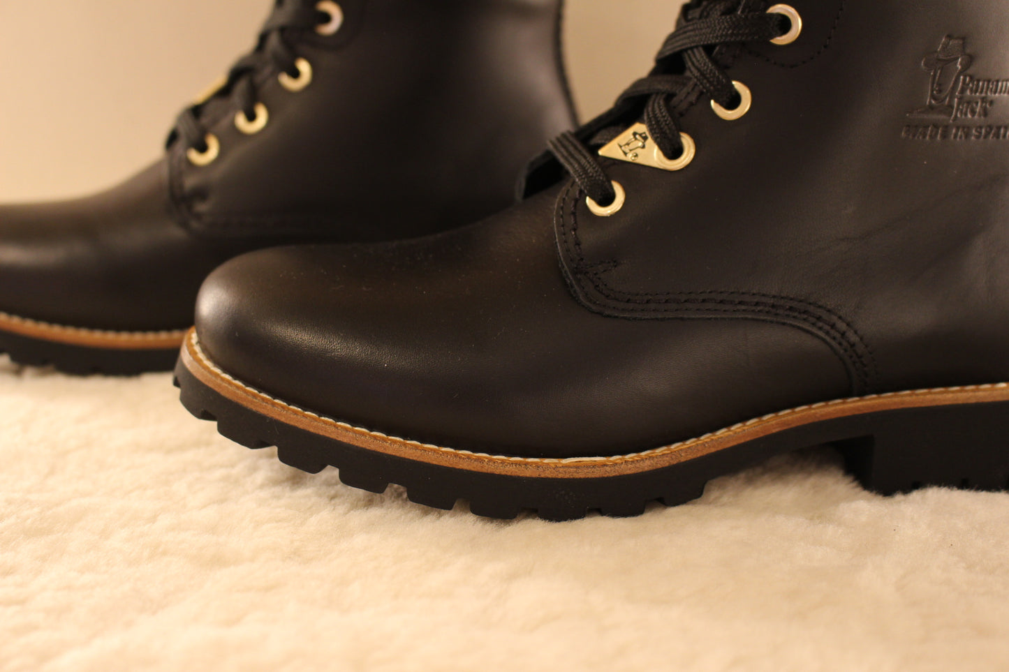 Bottines femme en cuir waterproof noir PANAMA JACK