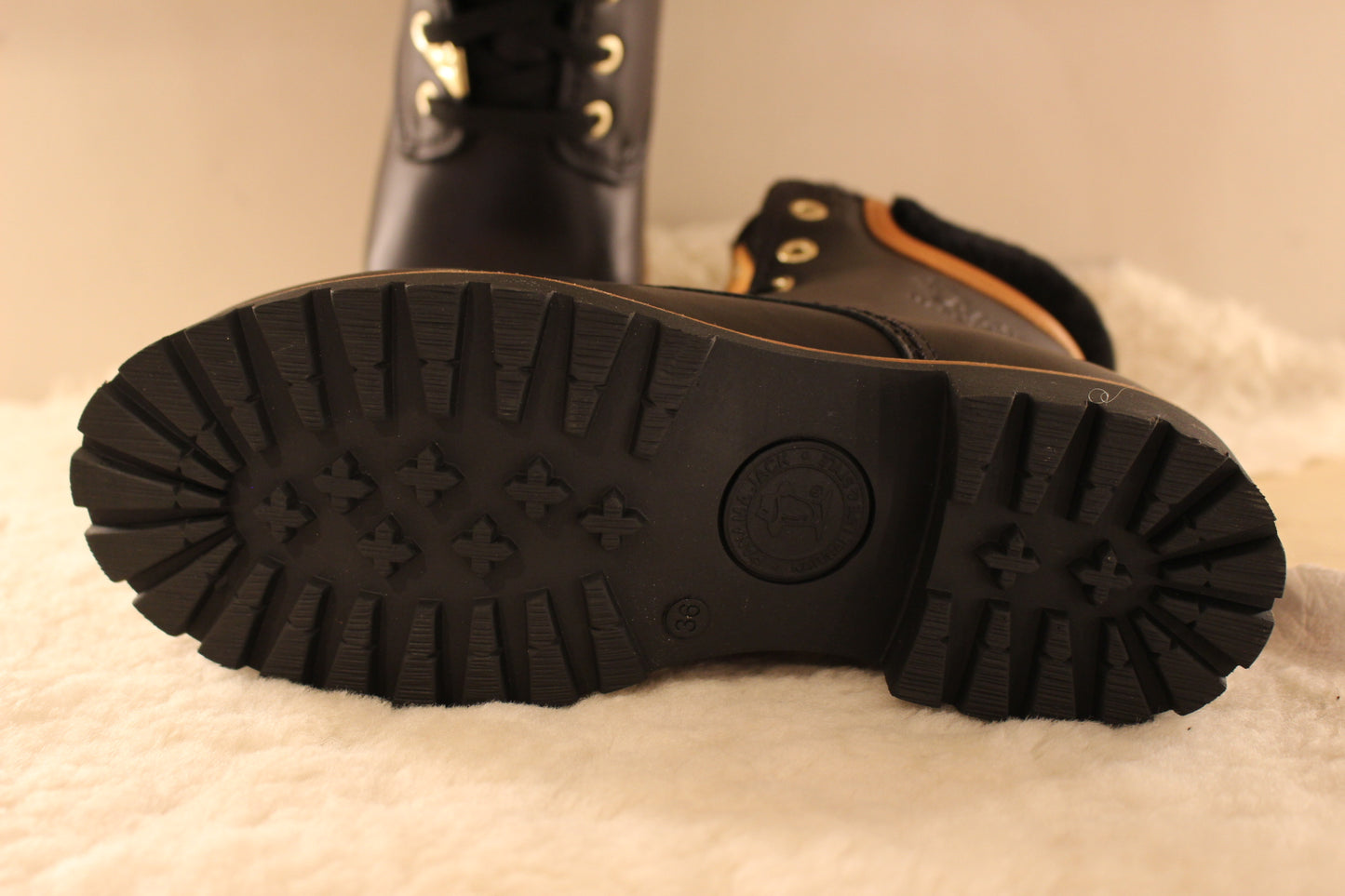 Bottines femme en cuir waterproof noir PANAMA JACK