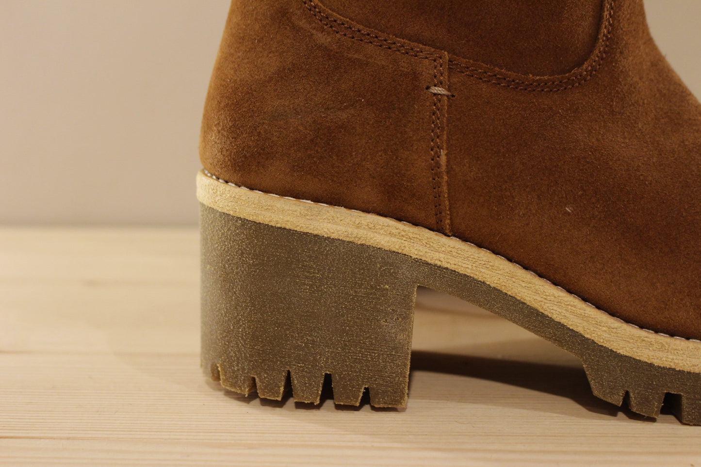 Bottines femme cuir et laine de mouton petit talon PANAMA JACK