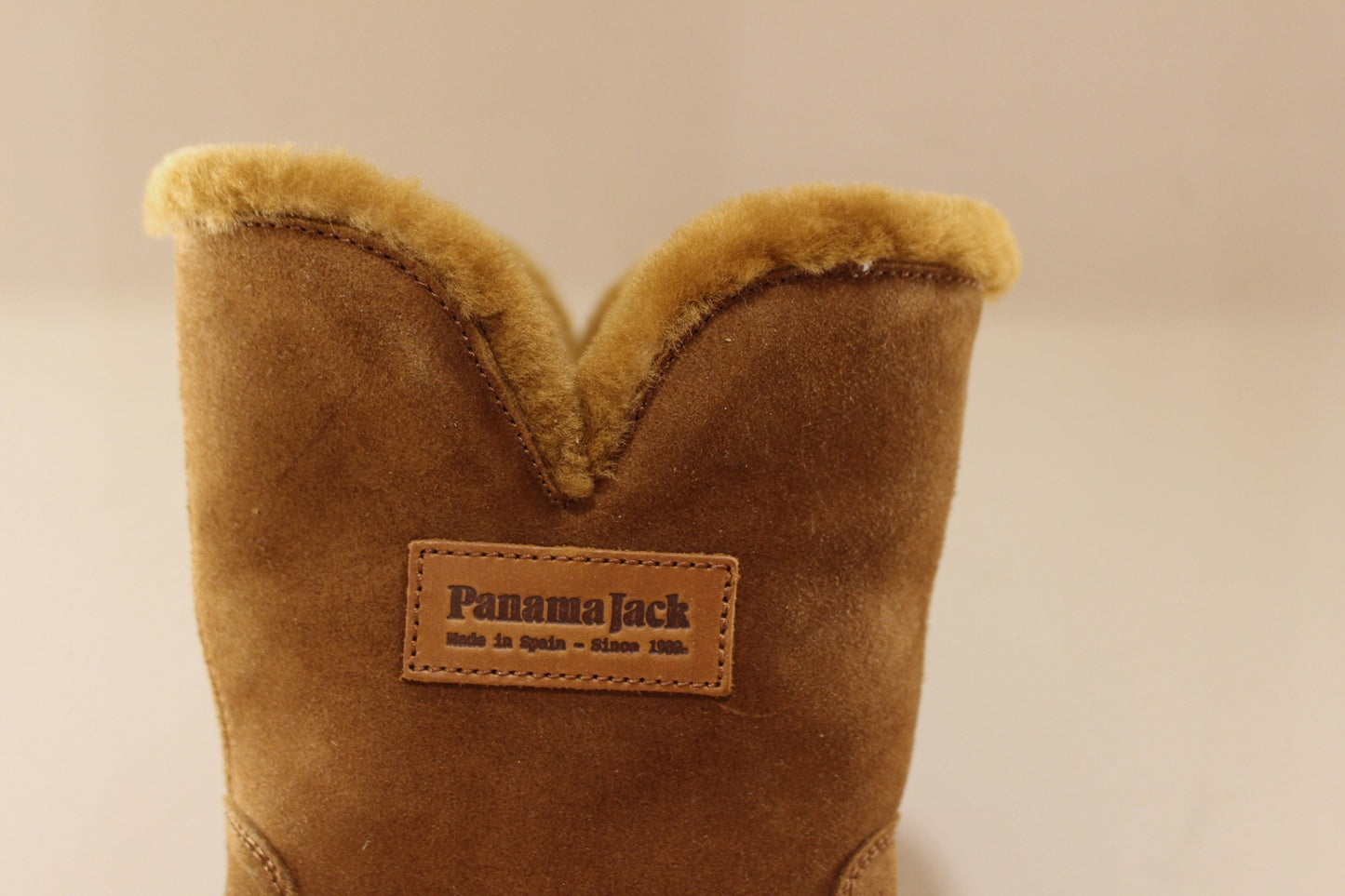 Bottines femme cuir et laine de mouton petit talon PANAMA JACK