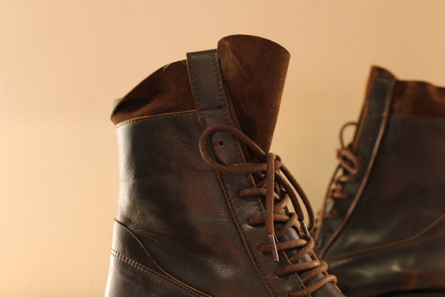 Bottines chocolat avec semelle amovible CASTA fabrication portugaise