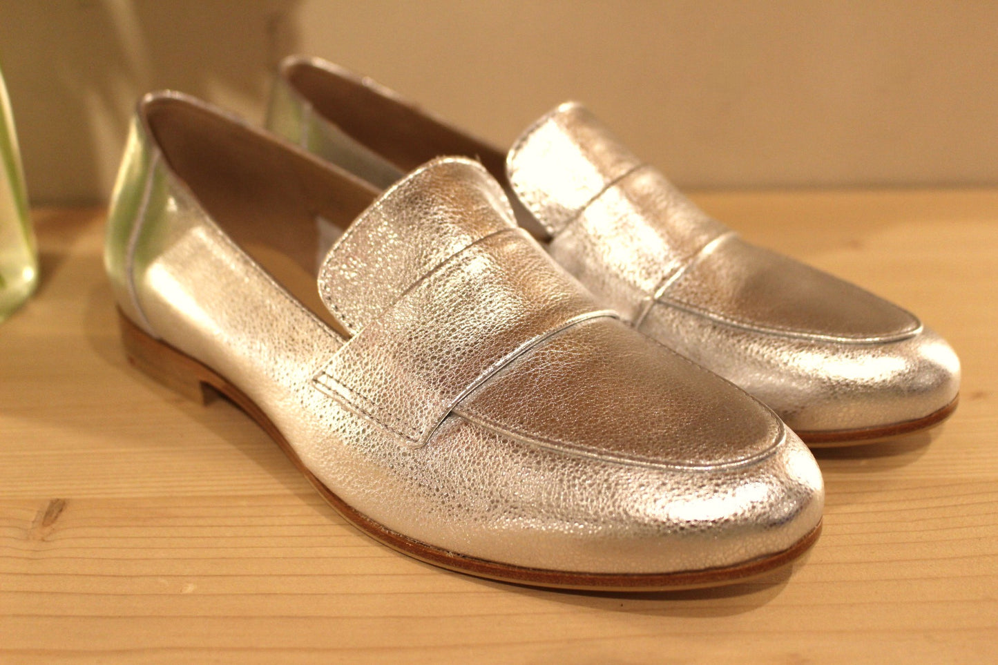 Mocassin femme métal argent LLOYD