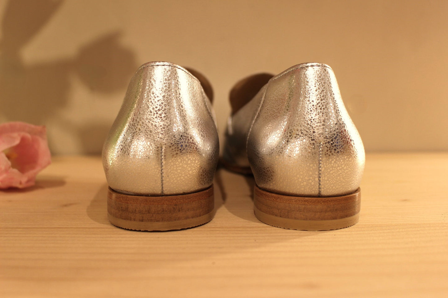 Mocassin femme métal argent LLOYD