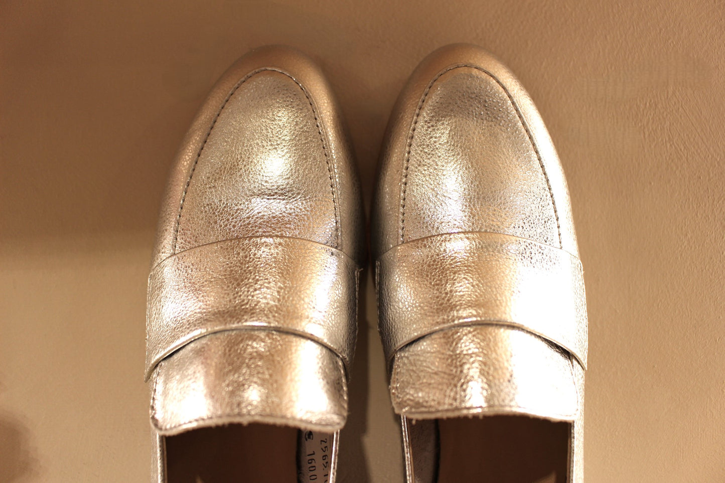 Mocassin femme métal argent LLOYD
