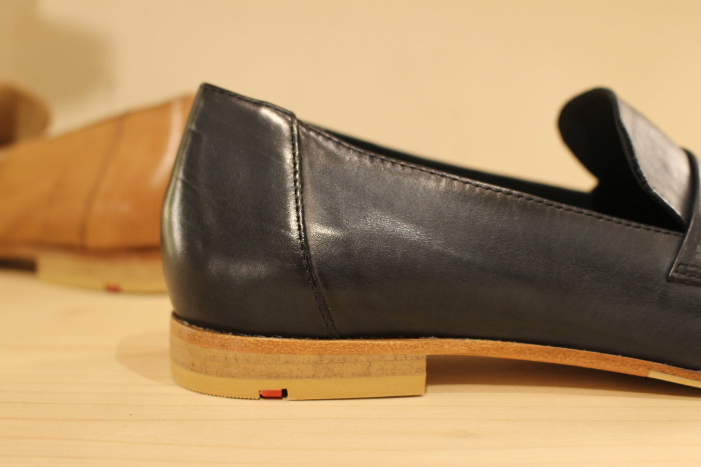 Mocassin cuir bleu ou cognac LLOYD