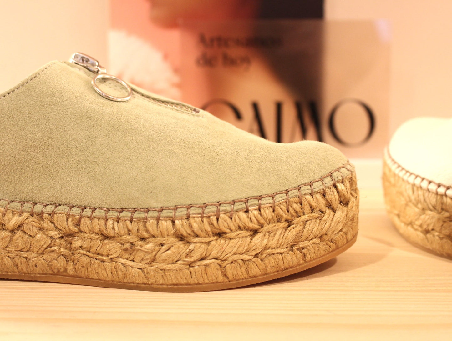 Chaussures en cuir et semelles corde faite main GAIMO