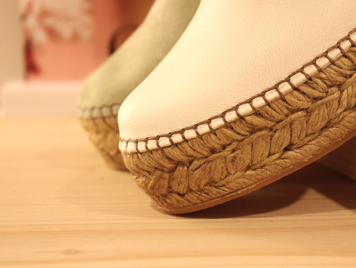 Chaussures en cuir et semelles corde faite main GAIMO