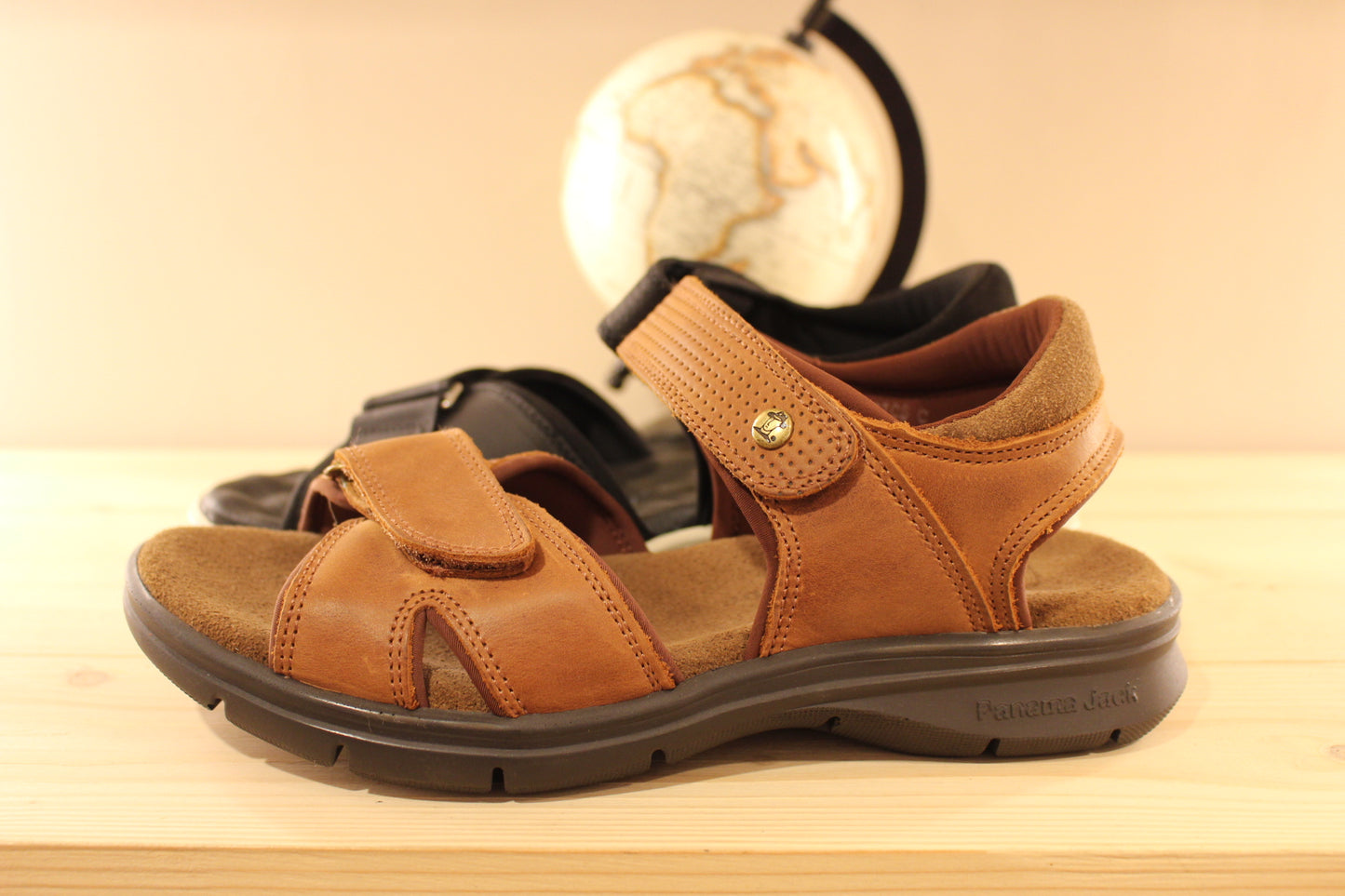 Sandales cuir semelle anantomique PANAMA JACK